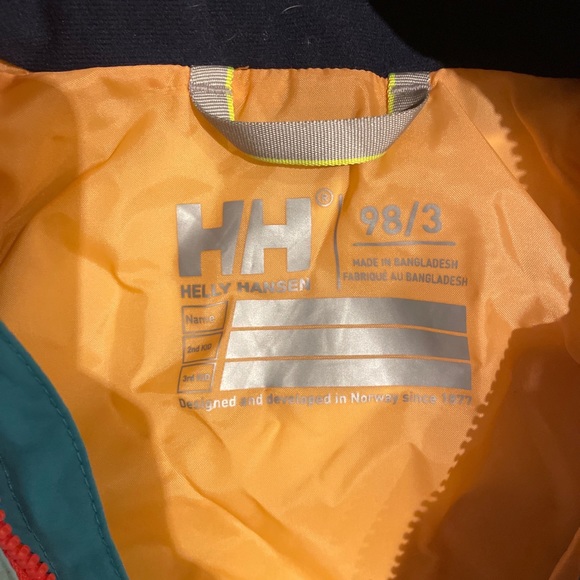 Girls 3T Helly Hansen Jacket Windbreaker - Picture 2 of 2